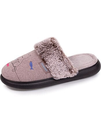 Pantofole mules ultraconfortevole e leggera (tecnologia donna Isotoner