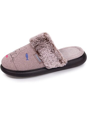 Pantofole mules ultraconfortevole e leggera (tecnologia donna Isotoner