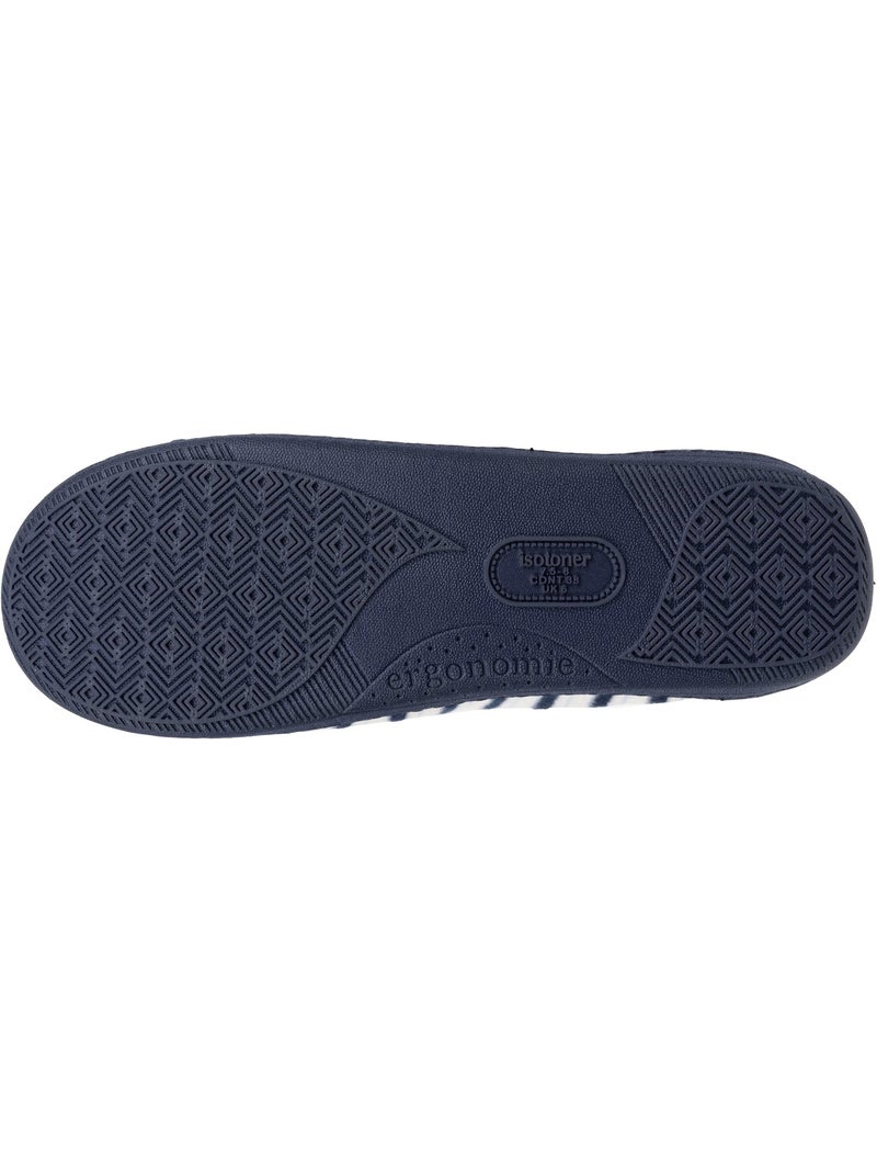 Pantofole mules ultraconfortevole e leggero, schiuma di donna Bianco Multicolore Blu - Kiabi