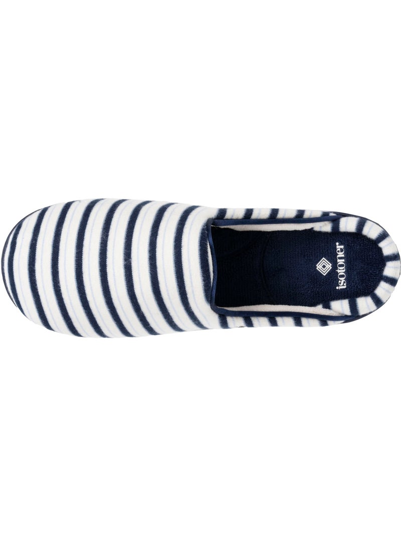 Pantofole mules ultraconfortevole e leggero, schiuma di donna Isotoner Bianco Multicolore Blu - Kiabi