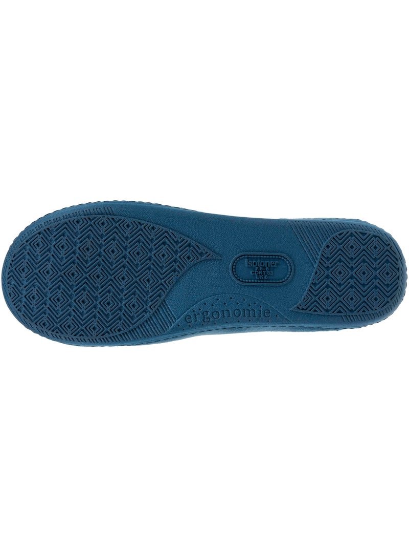 Pantofole mules ultraconfortevole e leggero, schiuma di donna Isotoner Blu pavone - Kiabi