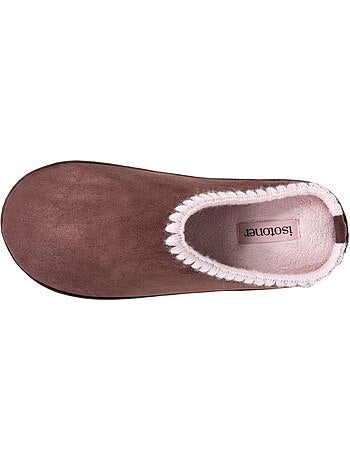 Pantofole mules con zeppa di 3,5 cm, molto confortevole donna Isotoner