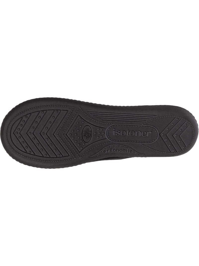 Pantofole mules ultraconfortevole (tecnologia donna isotoner Nero - Kiabi