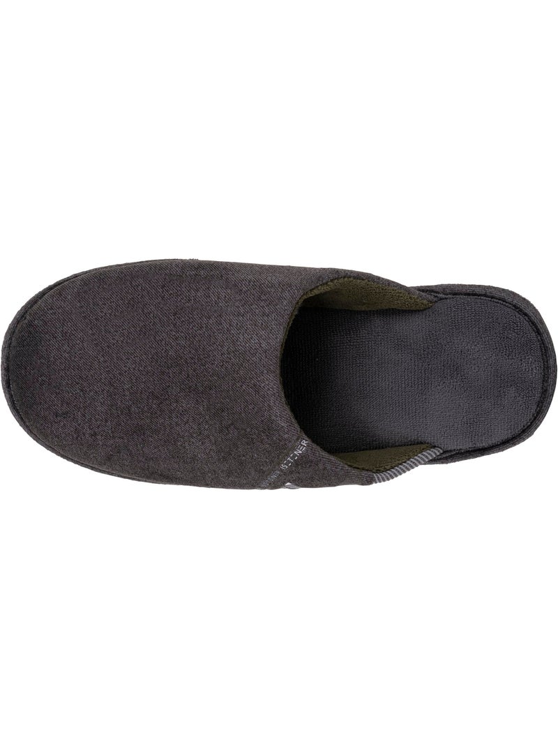 Pantofole mules  uomo Isotoner Grigio melangiato - Kiabi
