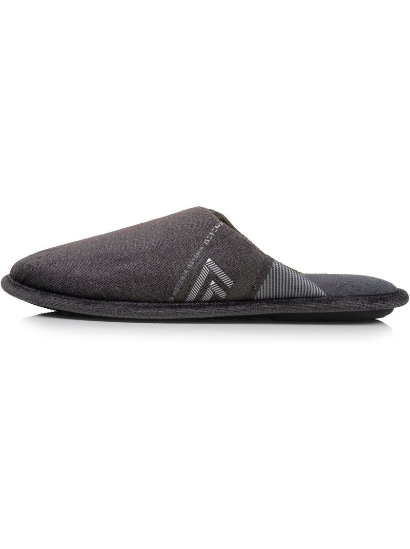 Pantofole mules  uomo Isotoner Grigio melangiato - Kiabi