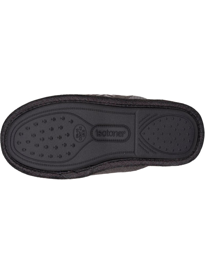 Pantofole mules  uomo Isotoner Grigio melangiato - Kiabi