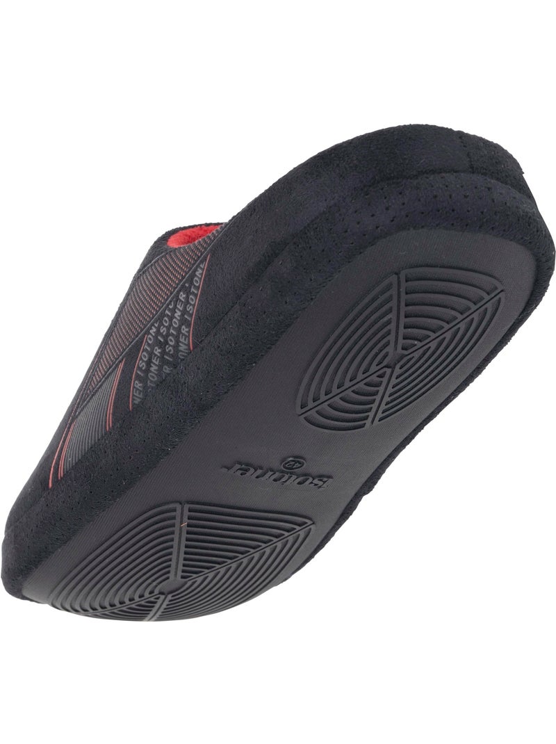 Pantofole mules  uomo isotoner Nero - Kiabi