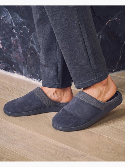 Pantofole mules velluto, suola ergonomica, sostegno uomo - Kiabi Pantofole mules velluto, suola ergonomica, sostegno uomo - Kiabi