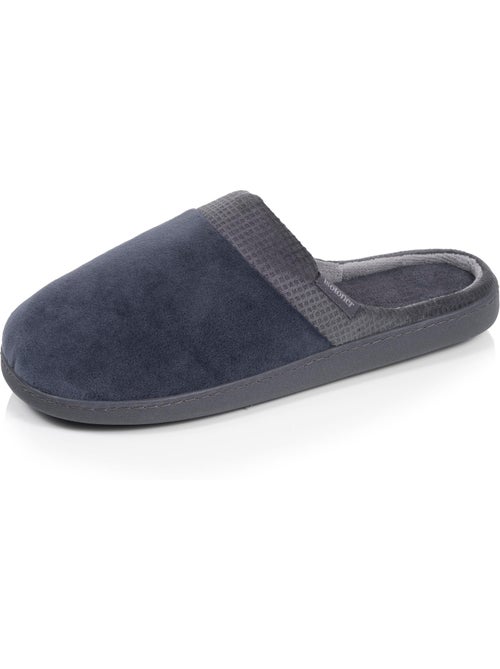 Pantofole mules velluto, suola ergonomica, sostegno uomo isotoner - Kiabi Pantofole mules velluto, suola ergonomica, sostegno uomo isotoner - Kiabi
