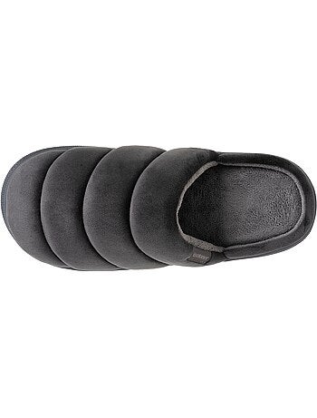 Pantofole mules velluto ultramorbido, suola bloup uomo Isotoner
