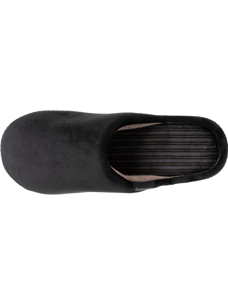 Pantofole mules velluto ultramorbido, supporto plantare uomo Isotoner Nero - Kiabi