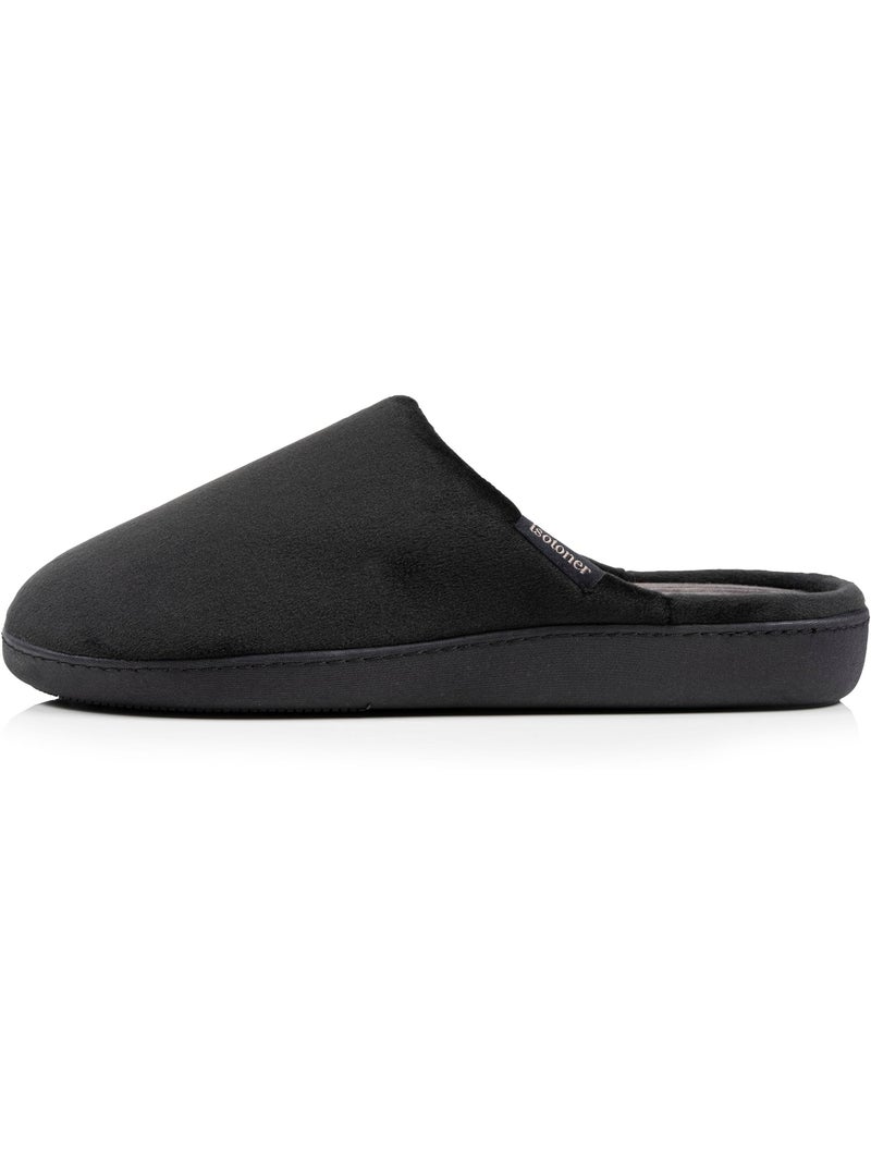 Pantofole mules velluto ultramorbido, supporto plantare uomo Isotoner Nero - Kiabi