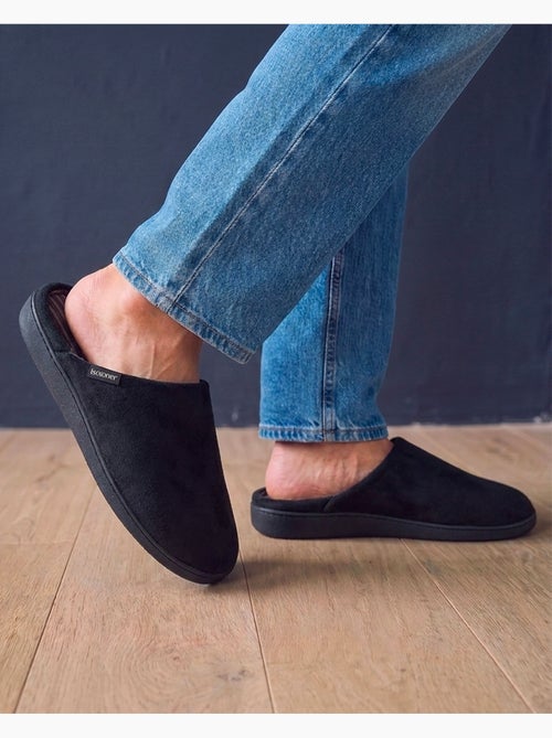Pantofole mules velluto ultramorbido, supporto plantare uomo - Kiabi