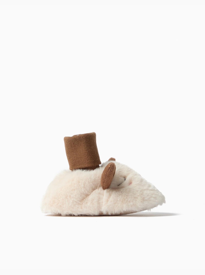 Pantofole natalizie, mo fashion Beige - Kiabi