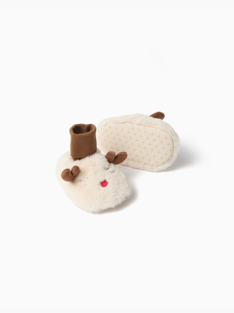 Pantofole natalizie, mo fashion Beige - Kiabi