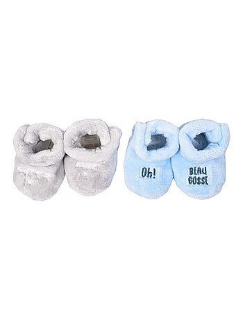 Pantofole neonato Cocooning Fantasia - Confezione da 2