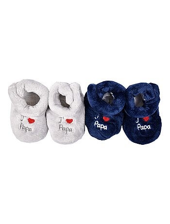Pantofole neonato Cocooning Fantasia - Confezione da 2