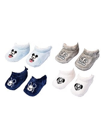 Pantofole neonato LICENCE Fantasia - Confezione da 4