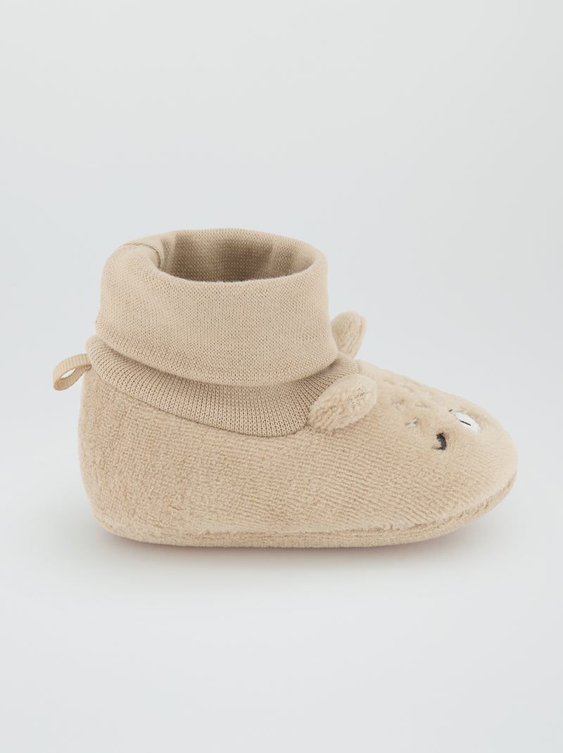 Pantofole 'Orso' BEIGE - Kiabi
