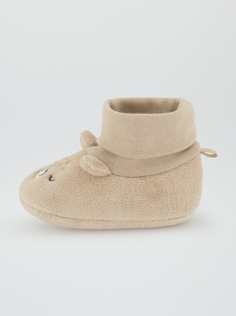 Pantofole 'Orso' BEIGE - Kiabi