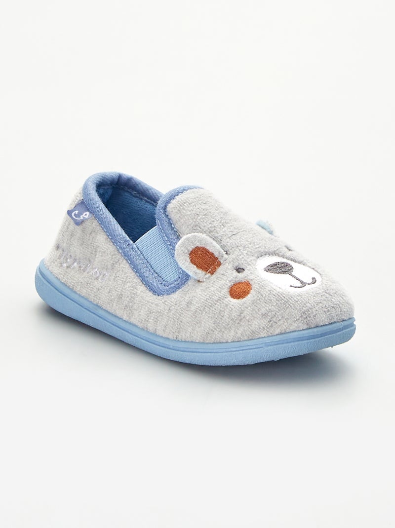 Pantofole 'orso' BLU - Kiabi