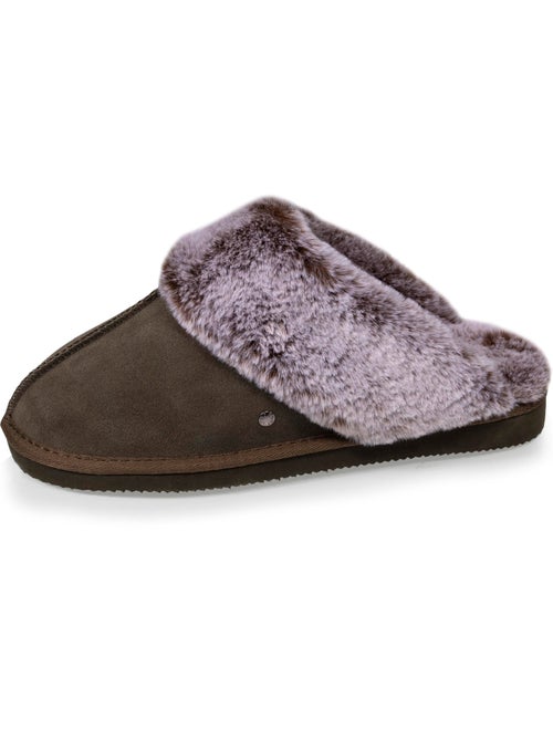 Pantofole pelle calda e foderata donna isotoner - Kiabi Pantofole pelle calda e foderata donna isotoner - Kiabi