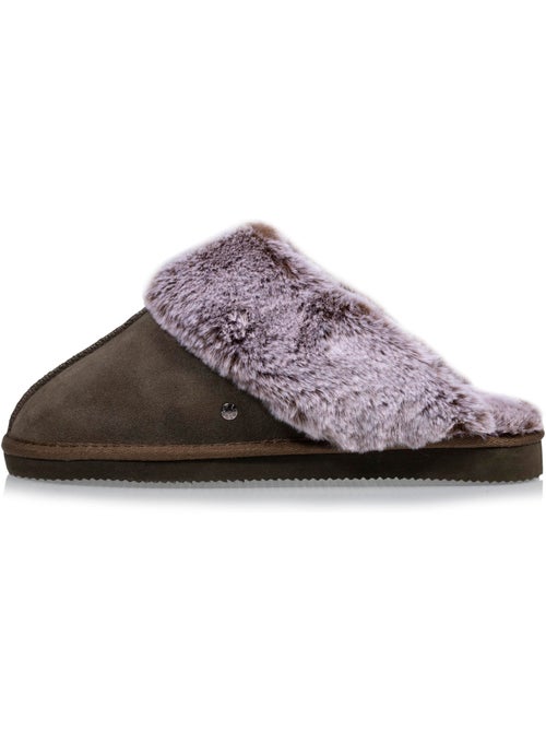 Pantofole pelle calda e foderata donna isotoner - Kiabi Pantofole pelle calda e foderata donna isotoner - Kiabi