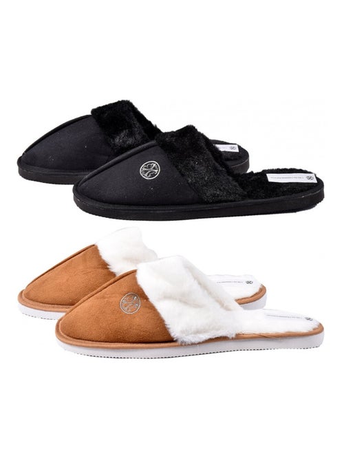 Pantofole per Donna CXL BY LACROIX Confezione da 2 - Kiabi