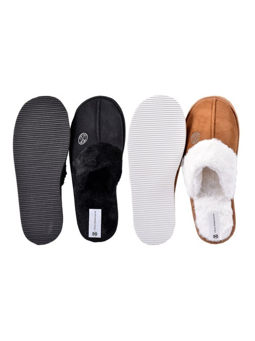 Pantofole per Donna CXL BY LACROIX Confezione da 2 - Kiabi