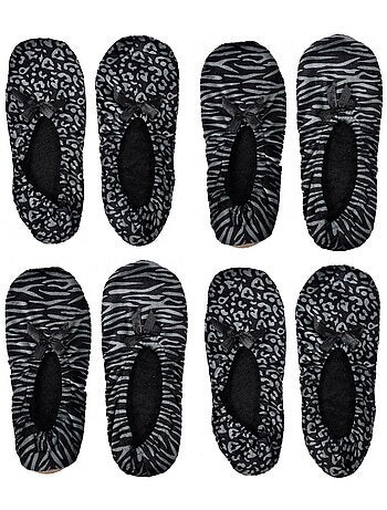 Pantofole per Donna INFINITIF Comfort Confezione da 4