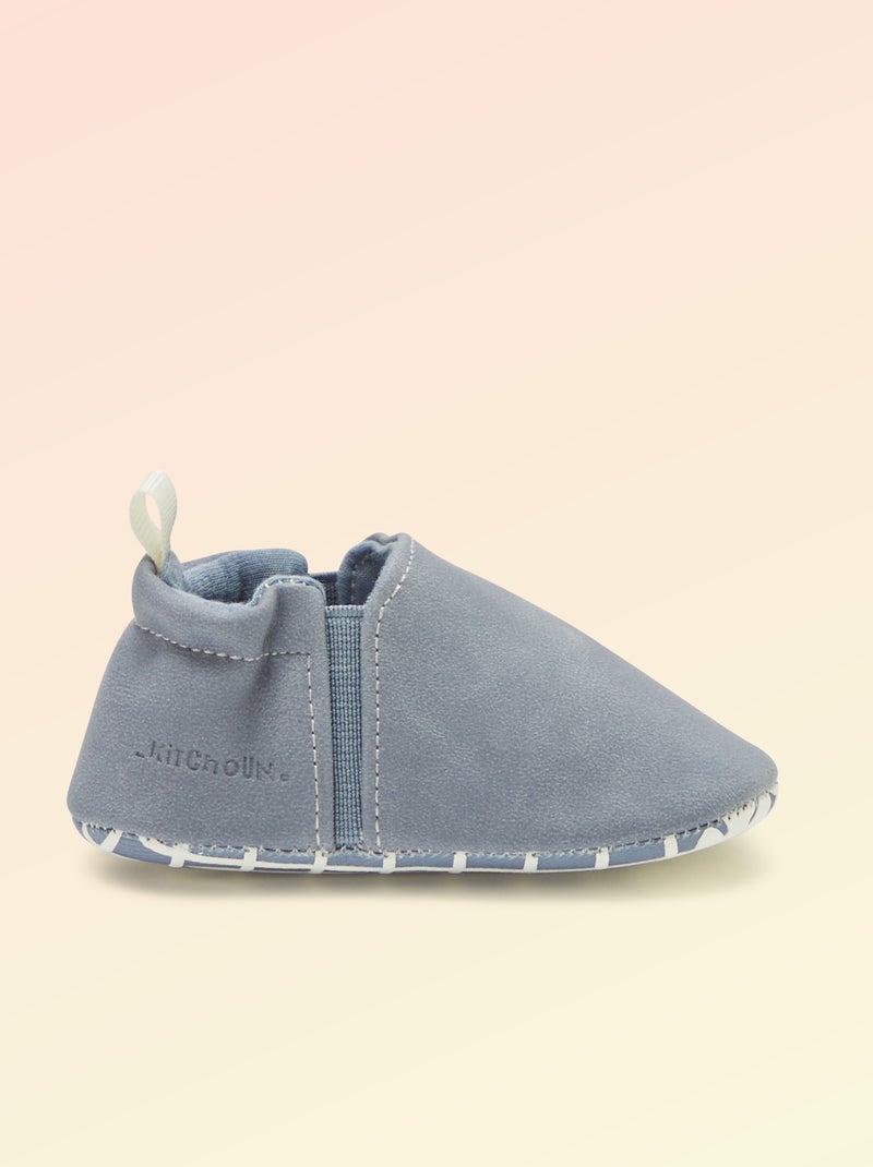 Pantofole per motricità 1 'girarsi' - Kitchoun blu - Kiabi