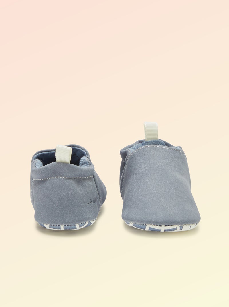 Pantofole per motricità 1 'girarsi' - Kitchoun blu - Kiabi