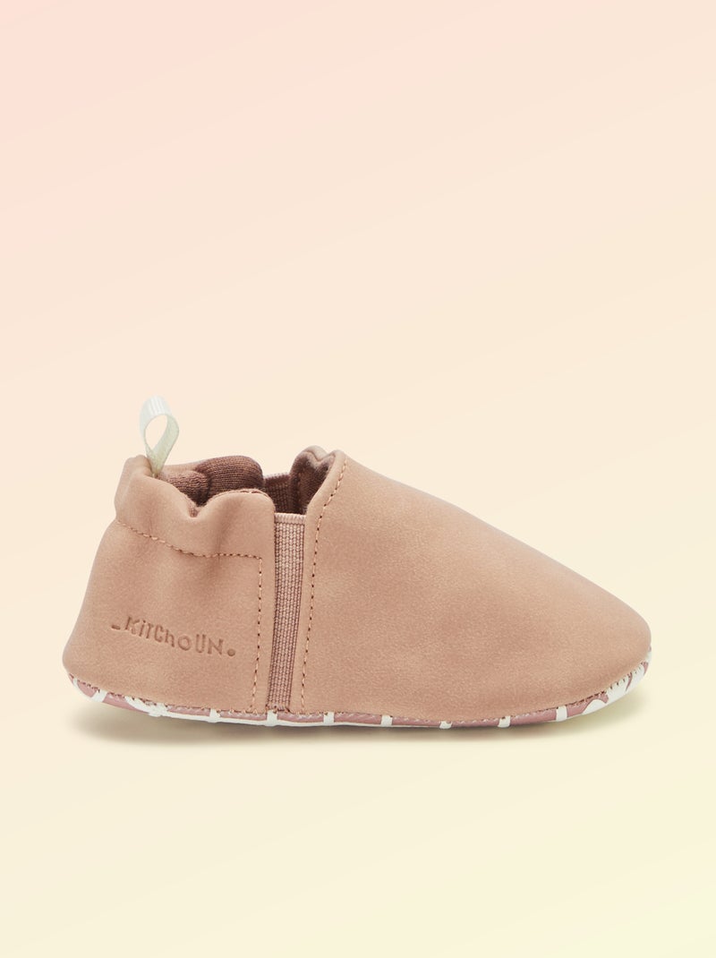 Pantofole per motricità 1 'girarsi' - Kitchoun Rosa - Kiabi