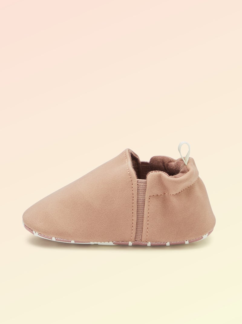 Pantofole per motricità 1 'girarsi' - Kitchoun Rosa - Kiabi