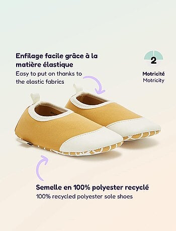 Pantofole per motricità 2 'gattonare' - Kitchoun