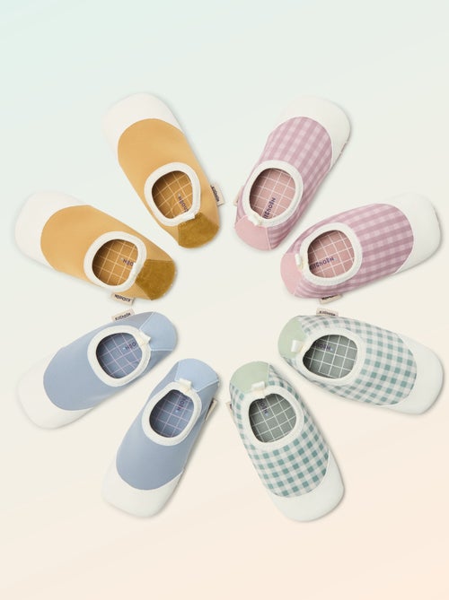 Pantofole per motricità 2 'gattonare' - Kitchoun - Kiabi