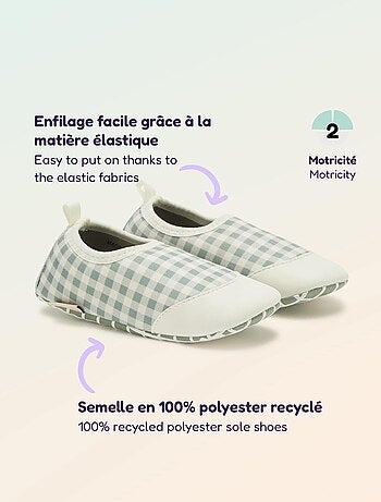 Pantofole per motricità 2 'gattonare' - Kitchoun
