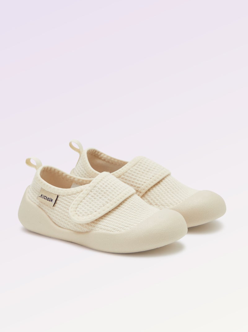 Pantofole per motricità 3 'Primi passi' - Kitchoun Beige - Kiabi