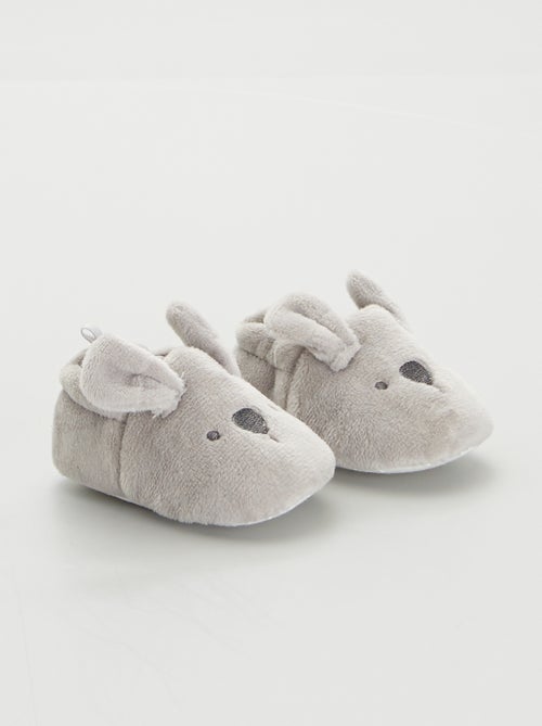 Pantofole per neonato in velluto - Kiabi