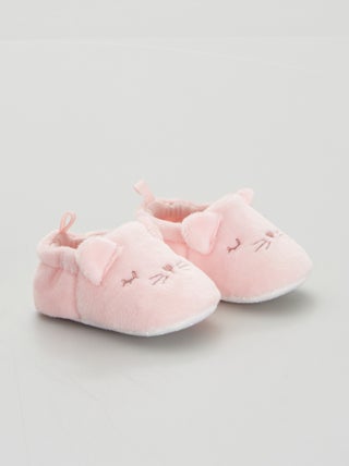 Pantofole per neonato in velluto