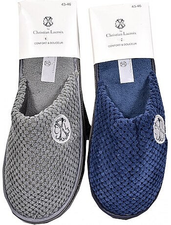 Pantofole per uomo CXL BY LACROIX Comfort e Qualità Superiore Confezione da 2