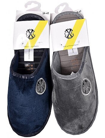 Pantofole per uomo CXL BY LACROIX Comfort e Qualità Superiore Confezione da 2