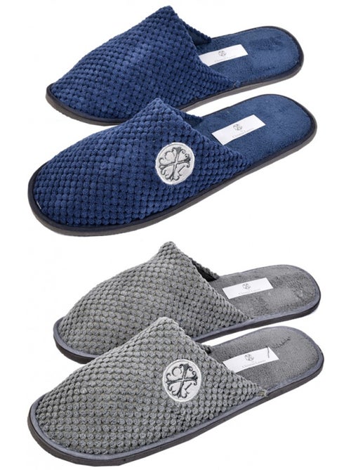 Pantofole per uomo CXL BY LACROIX Comfort e Qualità Superiore Confezione da 2 - Kiabi