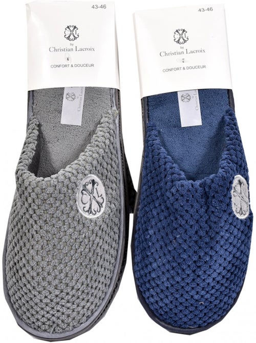 Pantofole per uomo CXL BY LACROIX Comfort e Qualità Superiore Confezione da 2 - Kiabi