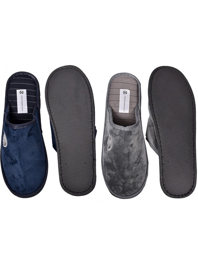 Pantofole per uomo CXL BY LACROIX Comfort e Qualità Superiore Confezione da 2 Multicolore - Kiabi