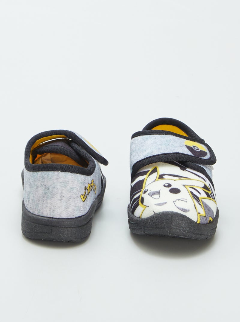 Pantofole 'Pikachu' 'Pokemon' à scratch GRIGIO - Kiabi