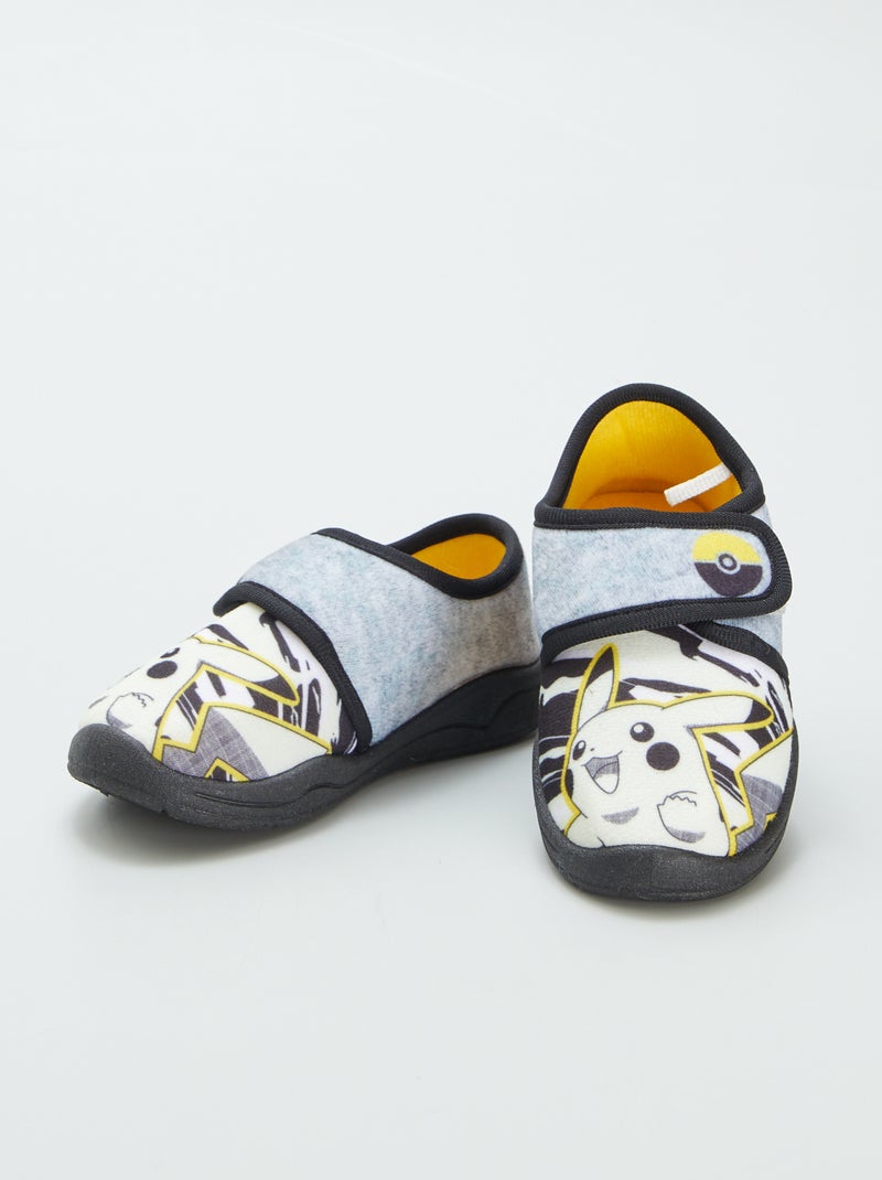 Pantofole 'Pikachu' 'Pokemon' à scratch GRIGIO - Kiabi