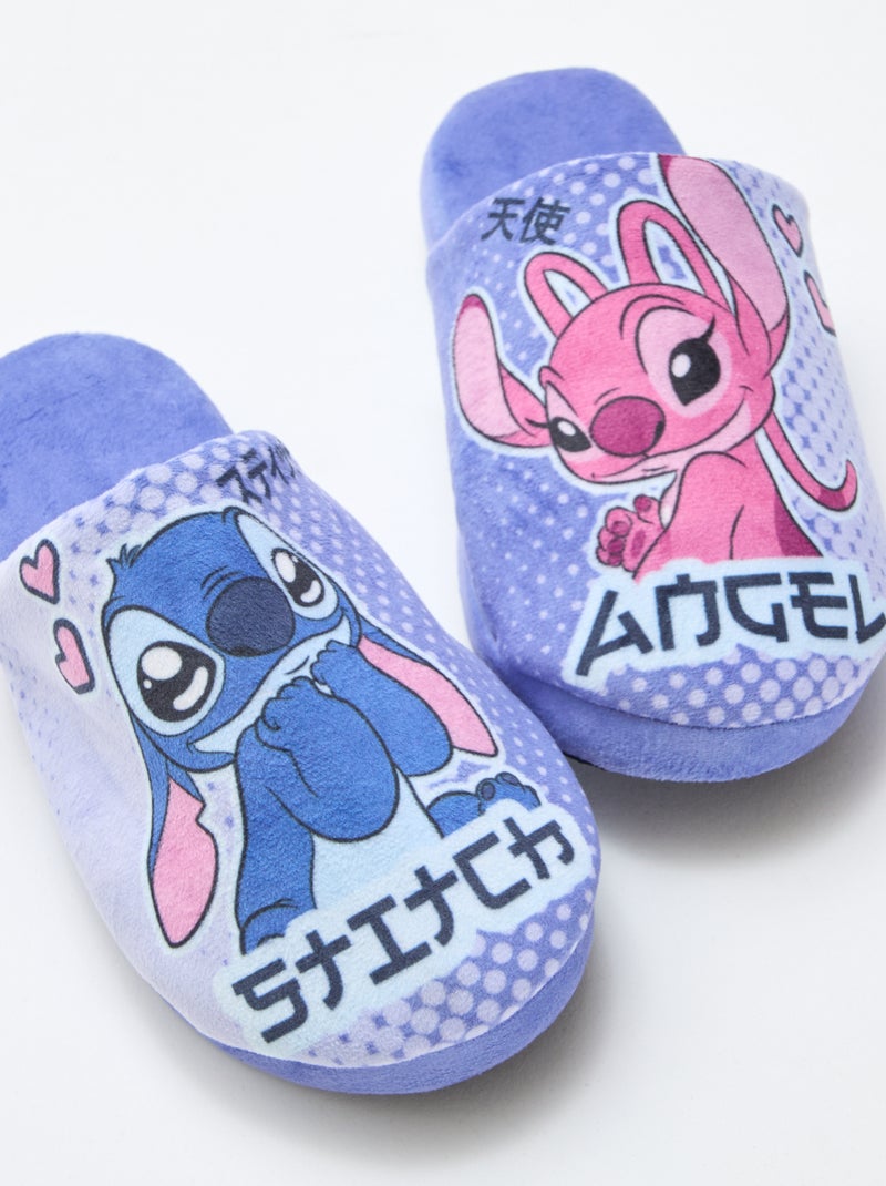 Pantofole sabot 'Angel' 'Stitch' Blu - Kiabi