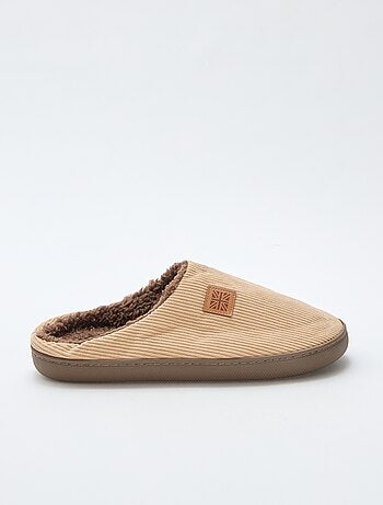 Pantofole sabot foderate