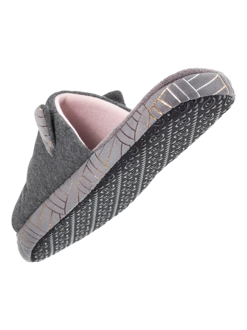Pantofole sandali in jersey e suola con borchie donna Isotoner Grigio melangiato - Kiabi